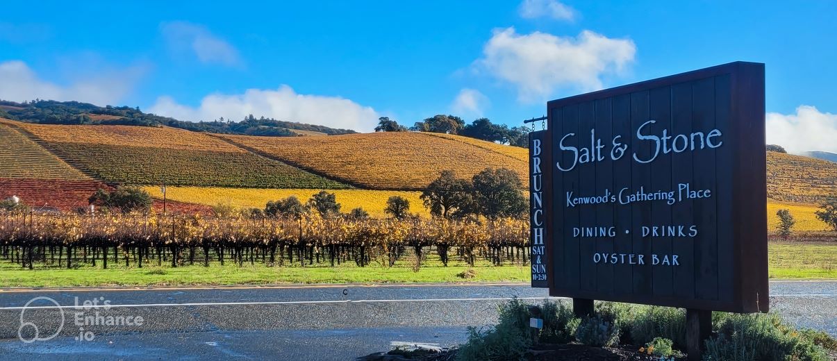 Salt & Stone Entry Sign