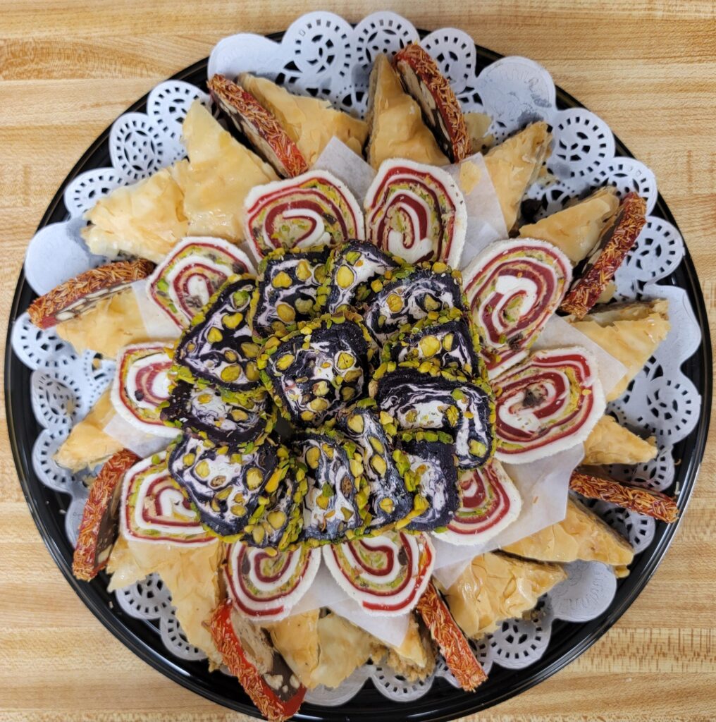 Baklava and Turkish Delight Tray