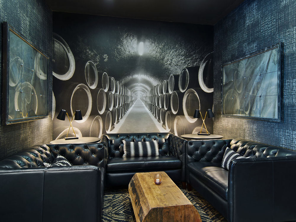 Bar private seating area
