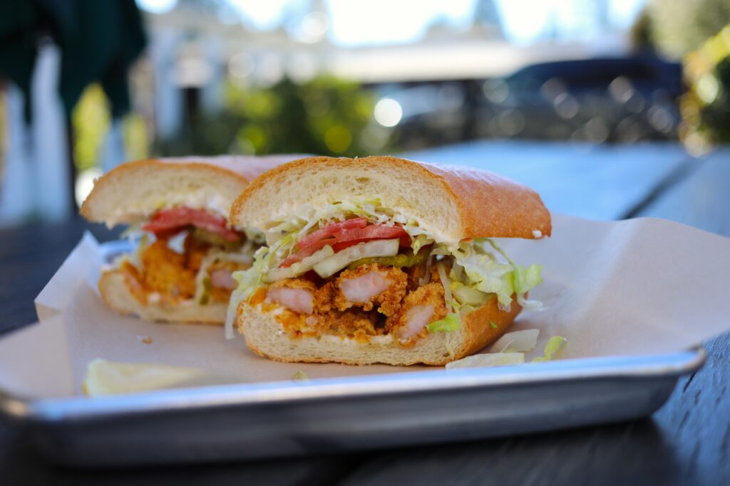 Shrimp Poboy Sandwich