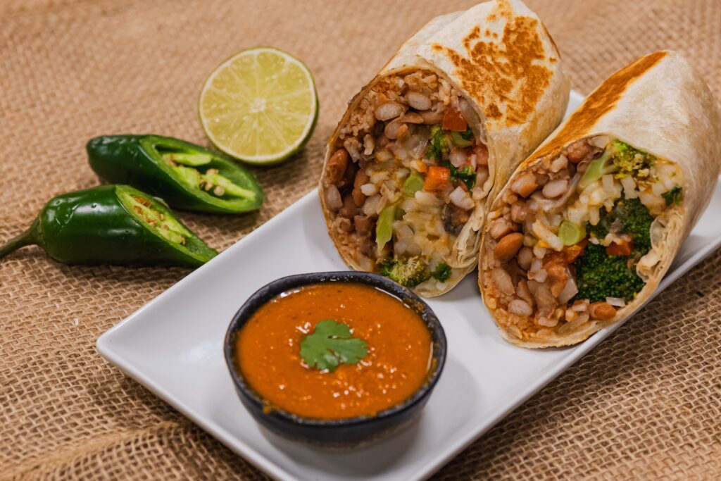 Viva Mexicana burrito.