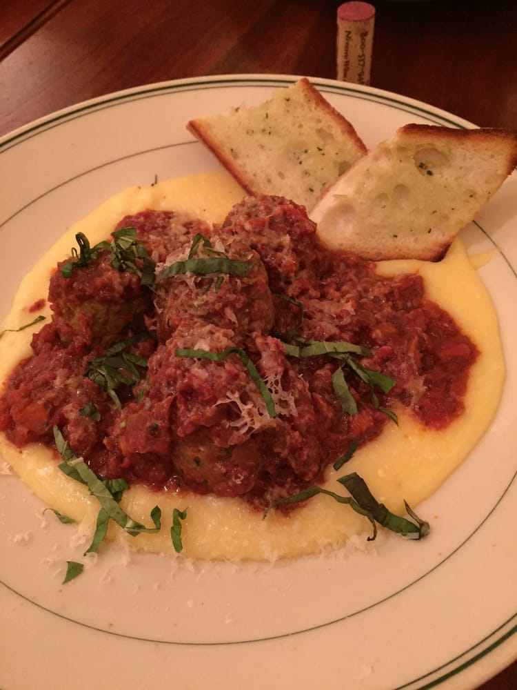 Meatballs and Polenta