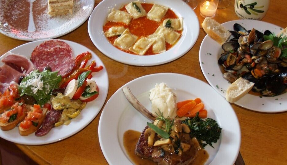 Main courses & appetizers