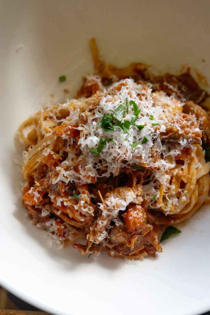 Pork Sugo Tagliatelle Pasta