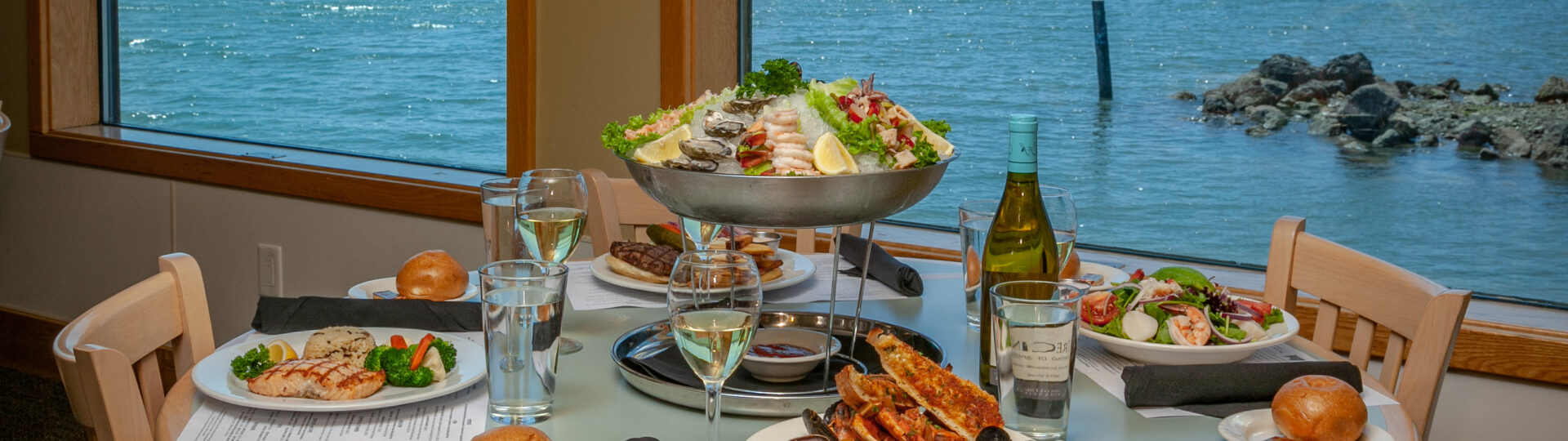 Bay View Restaurant Spread